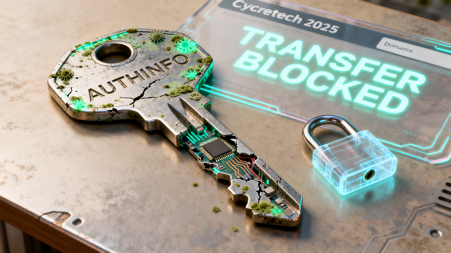 Authinfo - symbol zepsucia